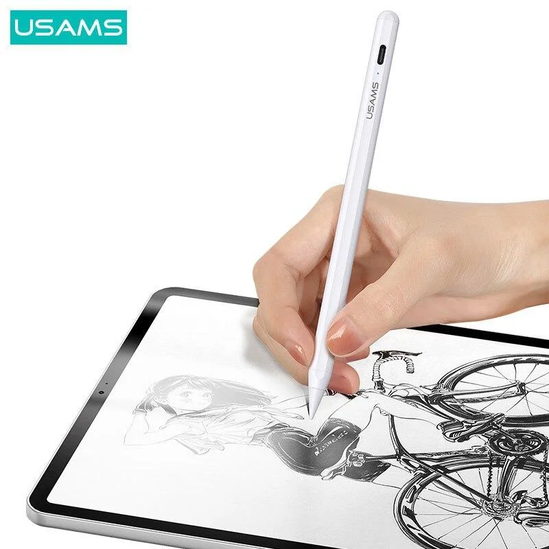 USAMS Tilt-sensitive Active Touch Screen Capacitive Stylus Pen for iPad - Image 2