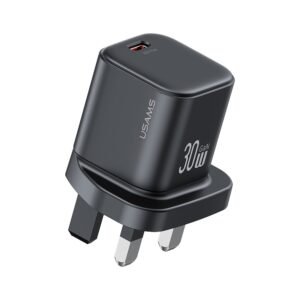 USAMS CC276 30W GaN Mini USB-C Port Fast Charger (UK) - JC Series