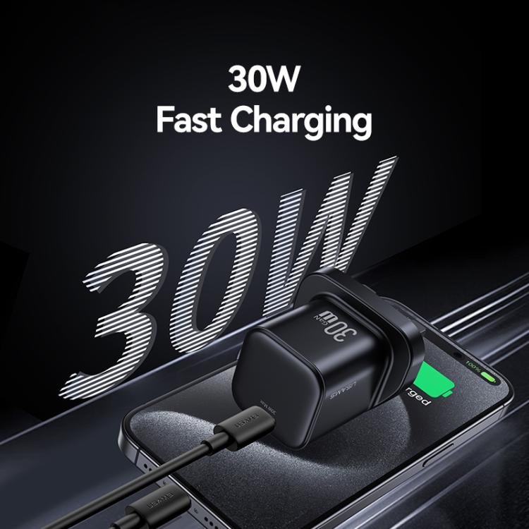USAMS CC276 30W GaN Mini Fast Charger (UK) - JC Series - Image 3