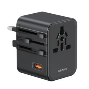 USAMS CC309 25W Dual Type-C + USB Universal Travel Charger (US/AU/UK/EU)