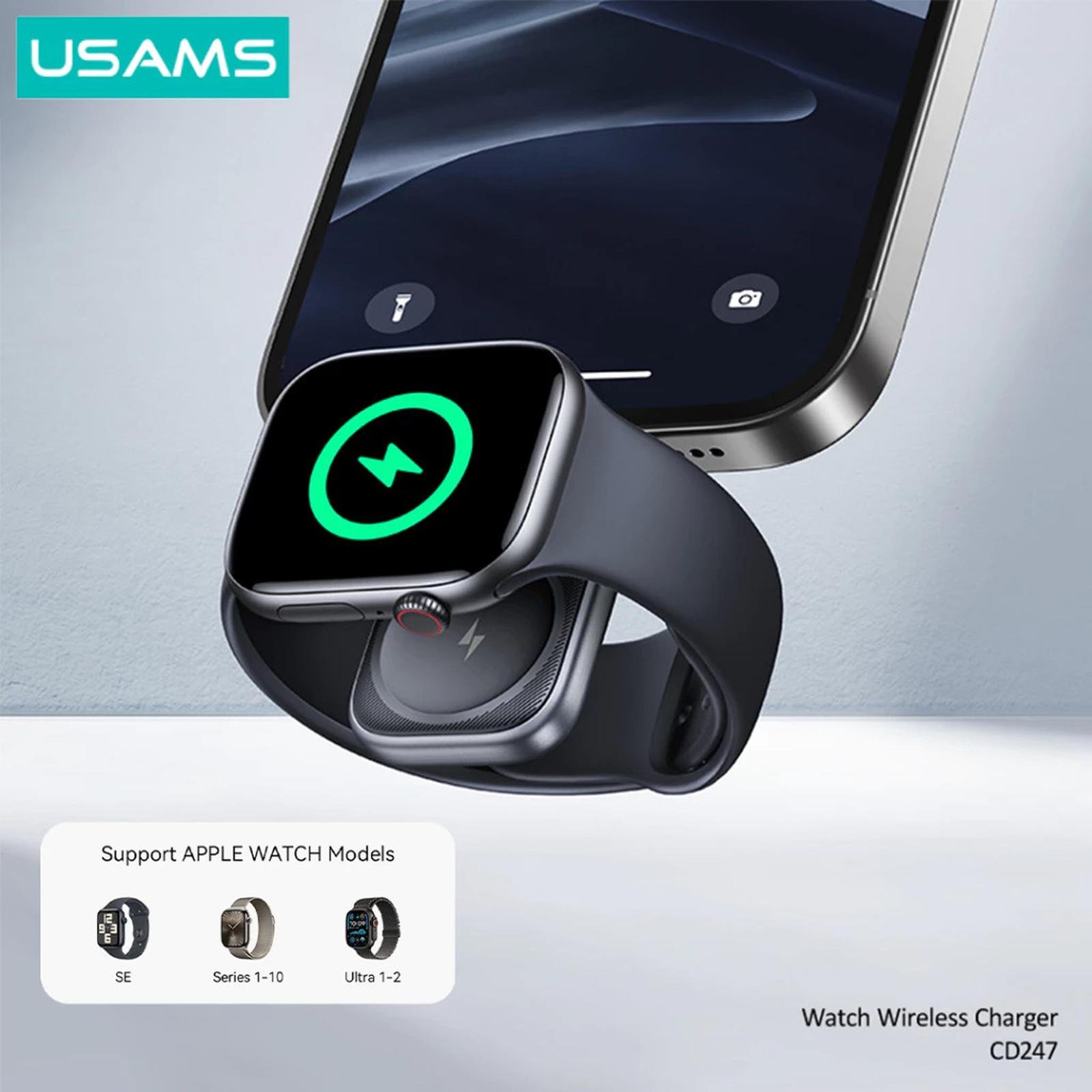USAMS CD247 Watch Wireless Charger - Image 7