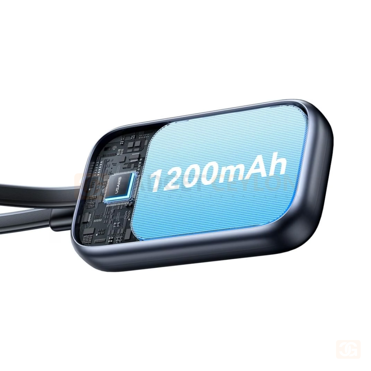 USAMS CD245 Watch Wireless Charger with 1200mAh Power Bank - Image 6