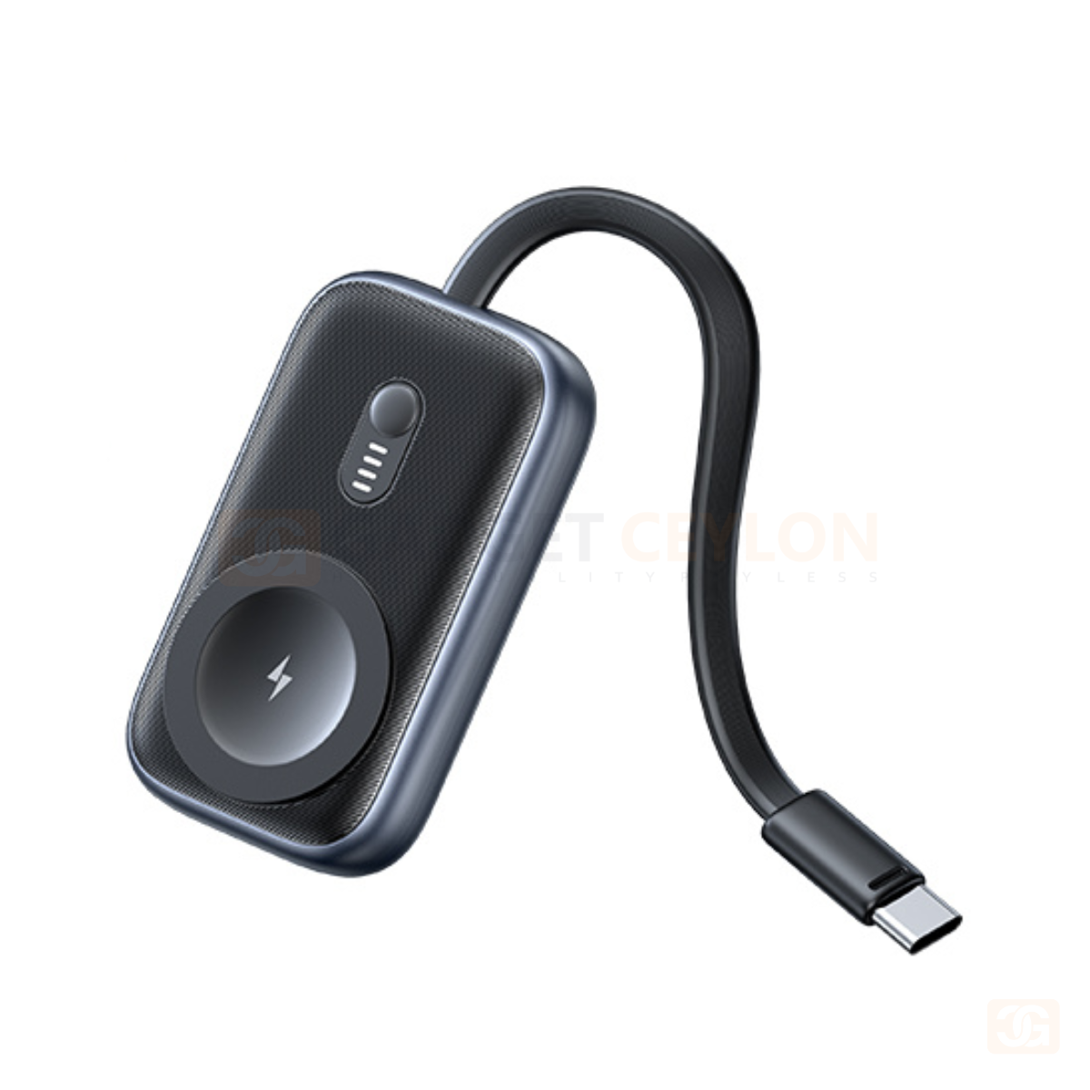 USAMS CD245 Watch Wireless Charger with 1200mAh Power Bank - Image 2