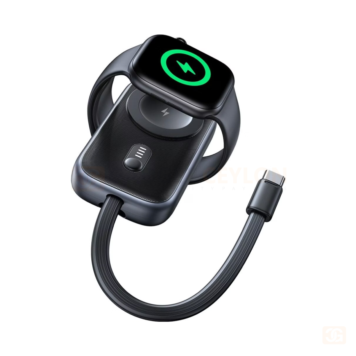 USAMS CD245 Watch Wireless Charger with 1200mAh Power Bank - Image 8
