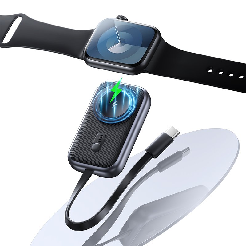 USAMS CD245 Watch Wireless Charger with 1200mAh Power Bank - Image 10