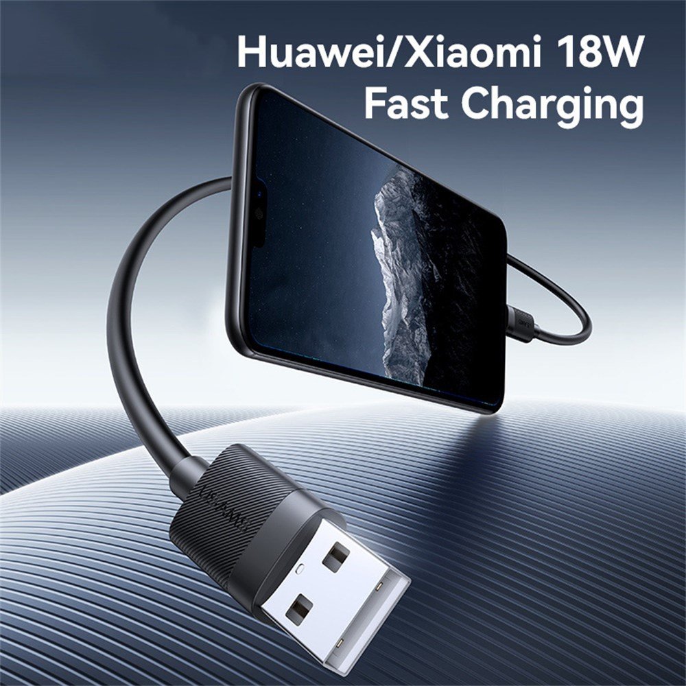 USAMS SJ779 U94 USB-A to Micro 2A Fast Charging Cable - Image 5