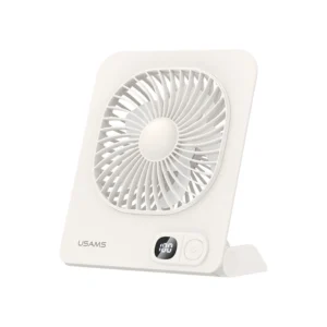 USAMS ZB363 2000mAh Magnetic Desktop Fan - White