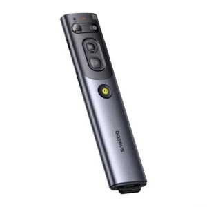 Baseus Orange Dot AI Voice Rechargeable Wireless Presenter (Red Laser) – Space Grey – B00231700811-00