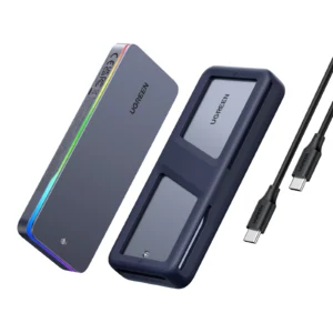 UGREEN 20Gbps M.2 NVMe RGB Lighting Aluminum Alloy Enclosure – CM777 – 25665